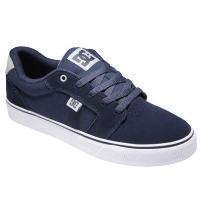 Tenis dc hot sale azul com marrom